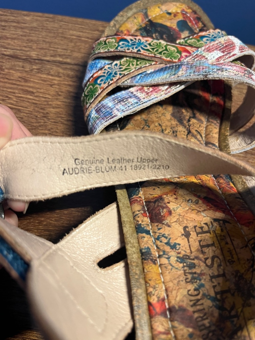 L'ARTISTE BY SPRING STEP AUDRIE WEDGE SANDAL - Picture 5 of 7